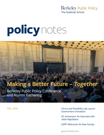 Policy Notes - GSPP Policy Notes FA23 Cover